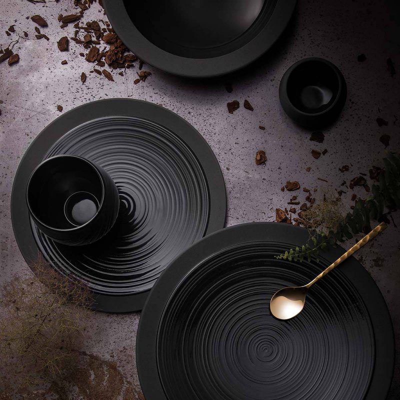 Πιάτο Ρηχό 29cm Degrenne Bahia Black Onyx