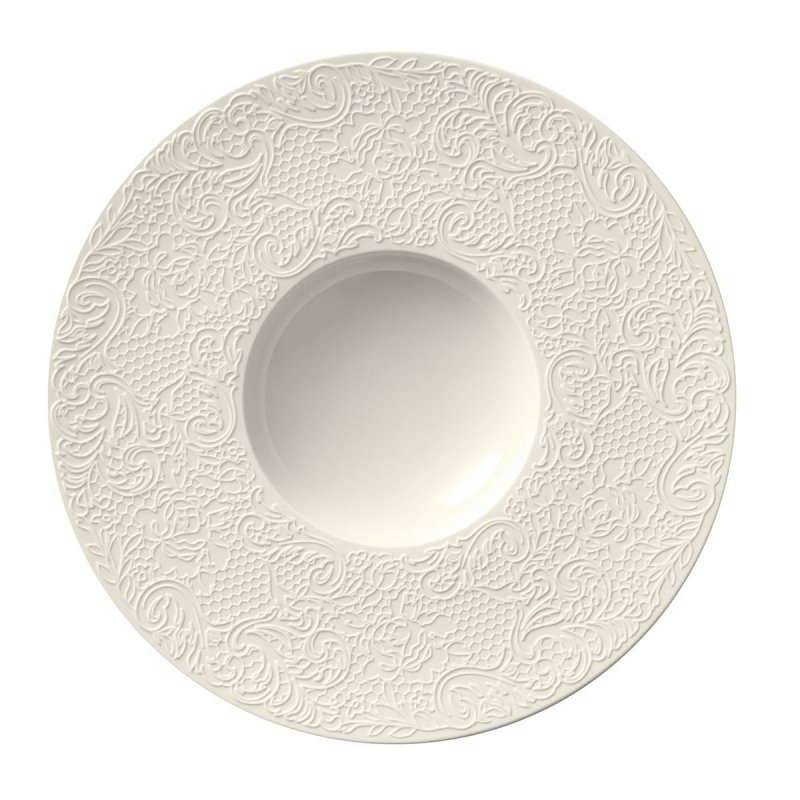 Πιάτο Gourmet 28cm Degrenne L-Couture Ιβουάρ