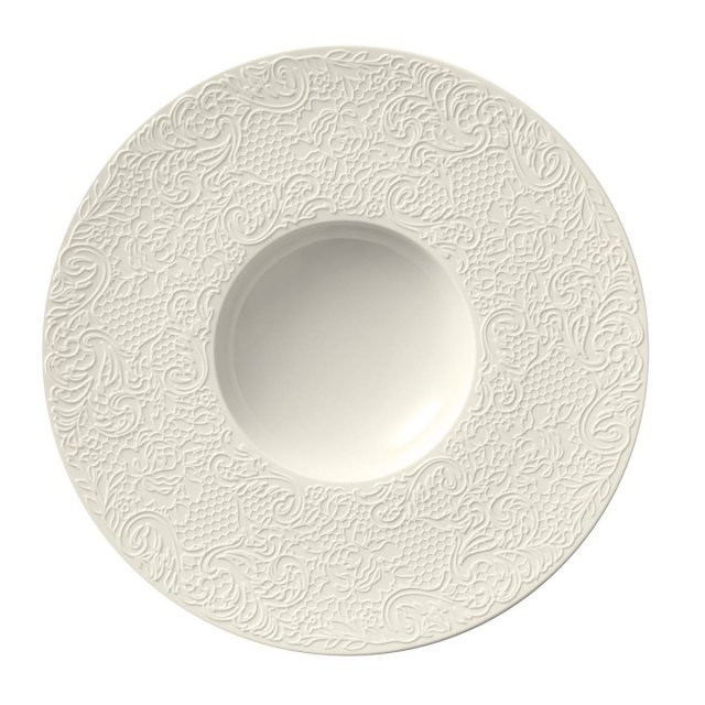 Πιάτο Gourmet 28cm Degrenne L-Couture Ιβουάρ