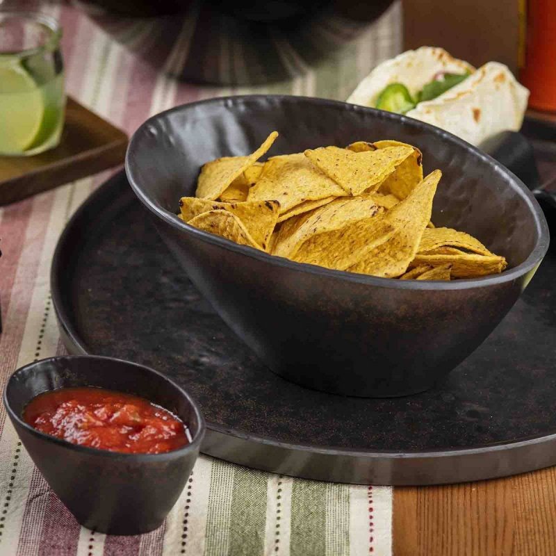 Μπολ οβάλ 16cm μελαμίνης Tablecraft Lunara