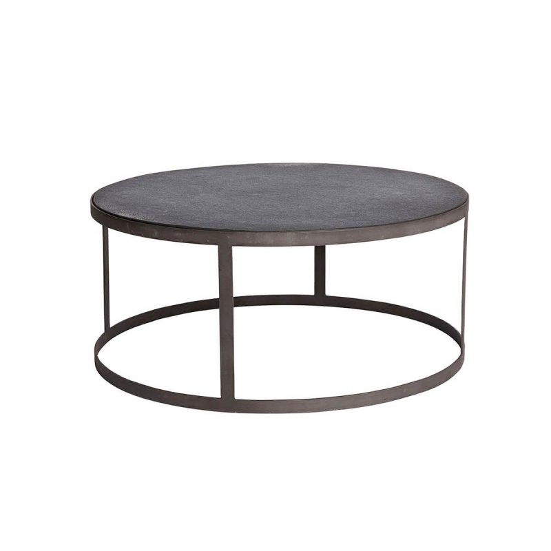 Τραπεζάκι Xαμηλό 82cm Muubs με Επιφάνεια Πέτρας