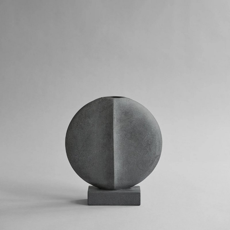Βάζο Κεραμικό 101Copenhagen 34cm Guggenheim Mini - Dark Grey