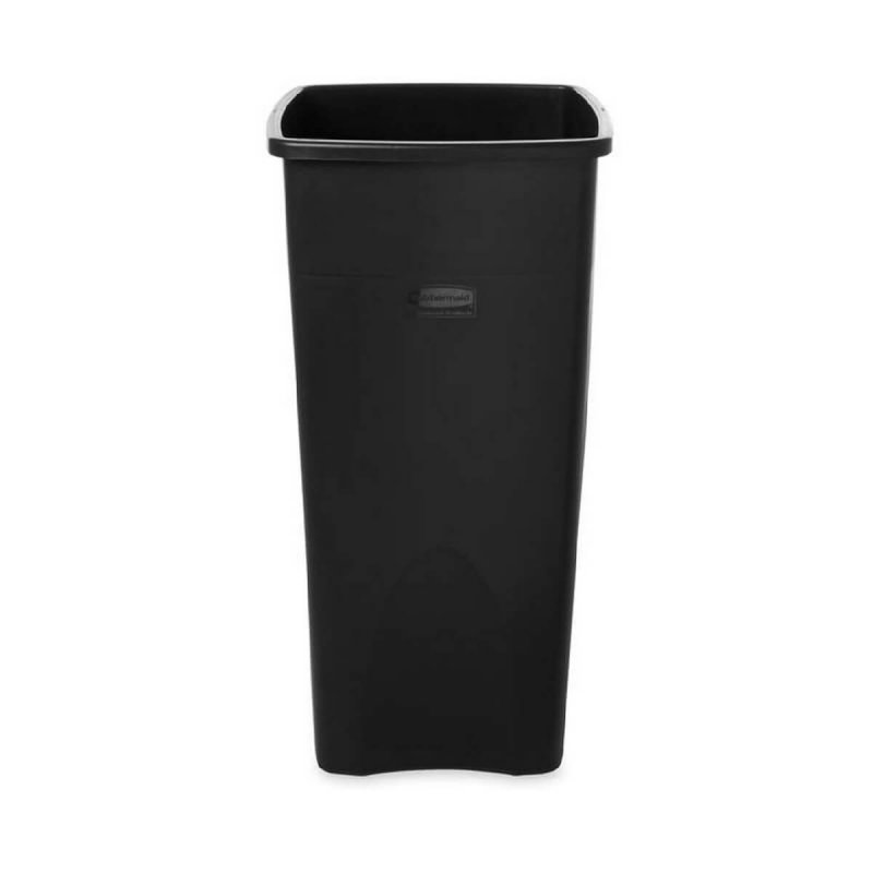 Κάδος Τετράγωνος 87L Rubbermaid  Untouchable® Black
