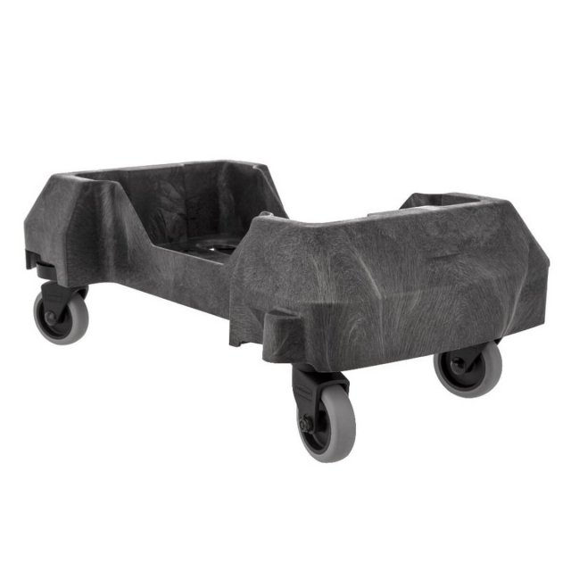 Τρόλεϊ πλαστικό με κλιπ Rubbermaid Slim Jim® Resin Trainable - Black