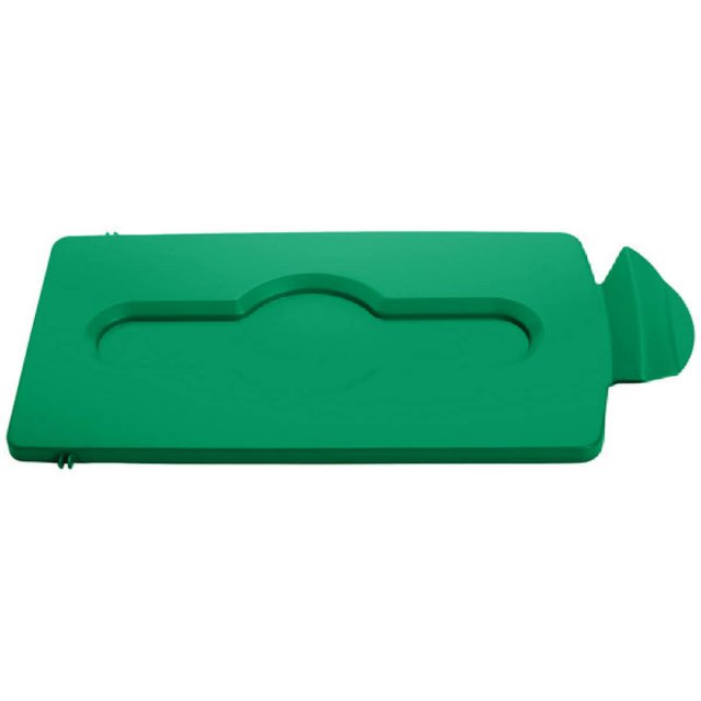 Καπάκι με μεντεσέ Rubbermaid Sirs Slim Jim®- Green 