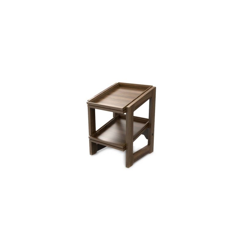 Ξύλινο Σταντ 2 Επιπέδων απο Καρυδιά 1/2GN Craster Flow Walnut