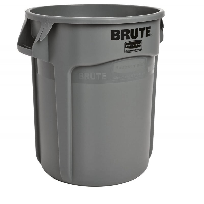 Κάδος Στρογγυλός 38L Rubbermaid Vented BRUTE® Gray 