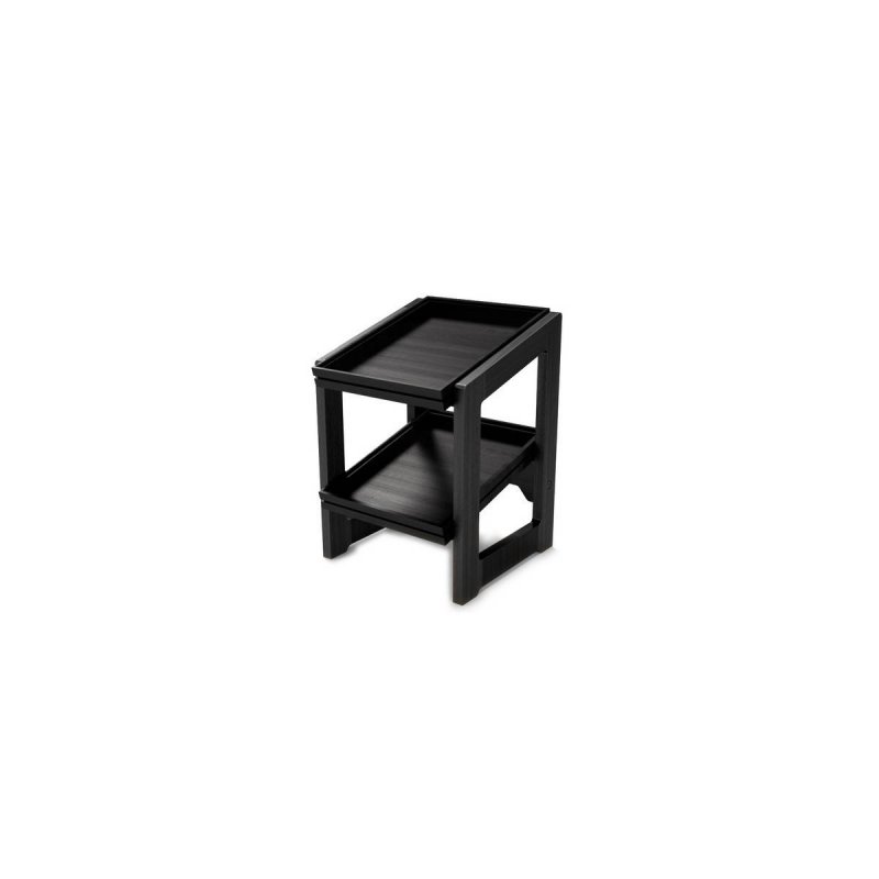 Ξύλινο Σταντ 2 Επιπέδων Μαύρο 1/2GN Craster Flow Black
