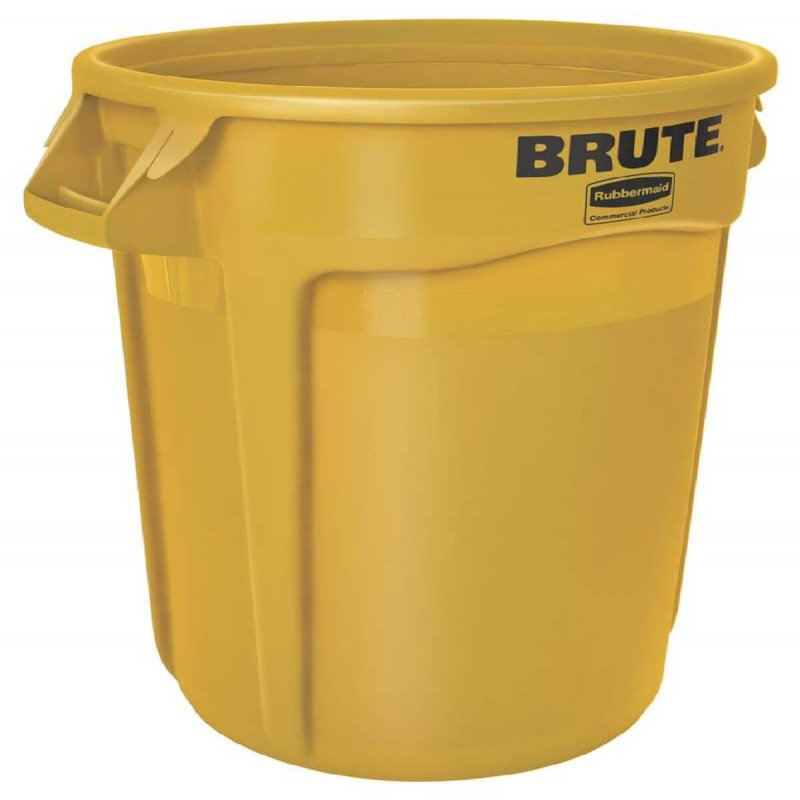 Container 121L Rubbermaid Vented BRUTE® Yellow