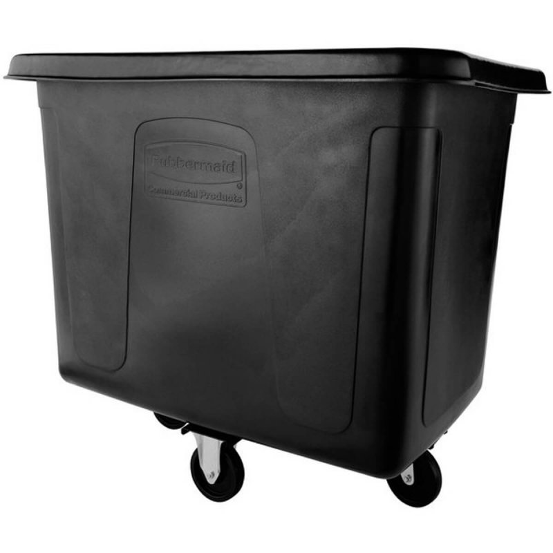 Κάδος Τροχήλατος Μεγάλης Χωρητικότητας Rubbermaid Cube Truck 300L /181,4kg- Βlack