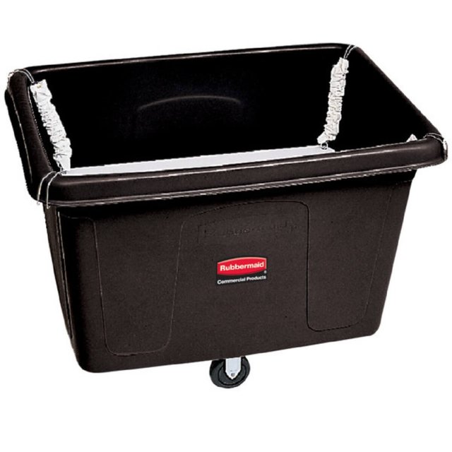 Κάδος Τροχήλατος με Ανύψωση 400L/226,8kg Rubbermaid Spring Platform Cube Black 