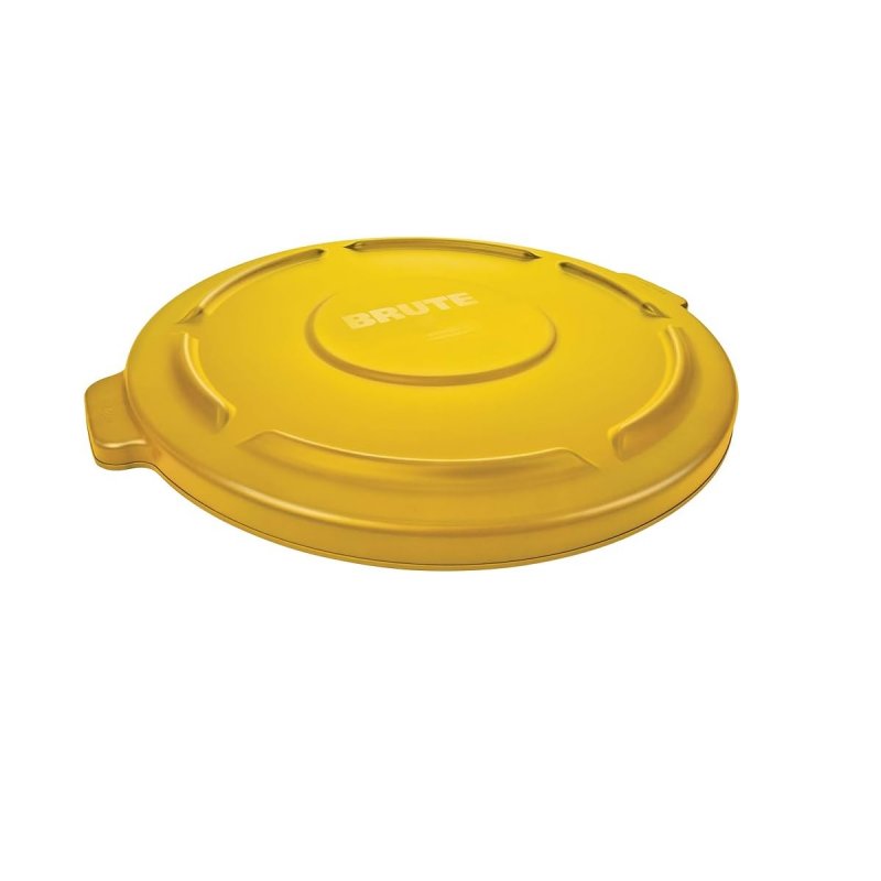 Καπάκι με Λαβή Rubbermaid Vented BRUTE® Snap-On για κάδο 76L - Yellow