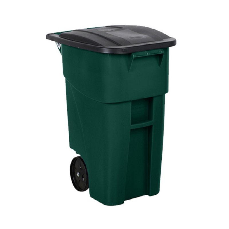 Κάδος Τροχήλατος 189L Rubbermaid BRUTE® Rollout Green 