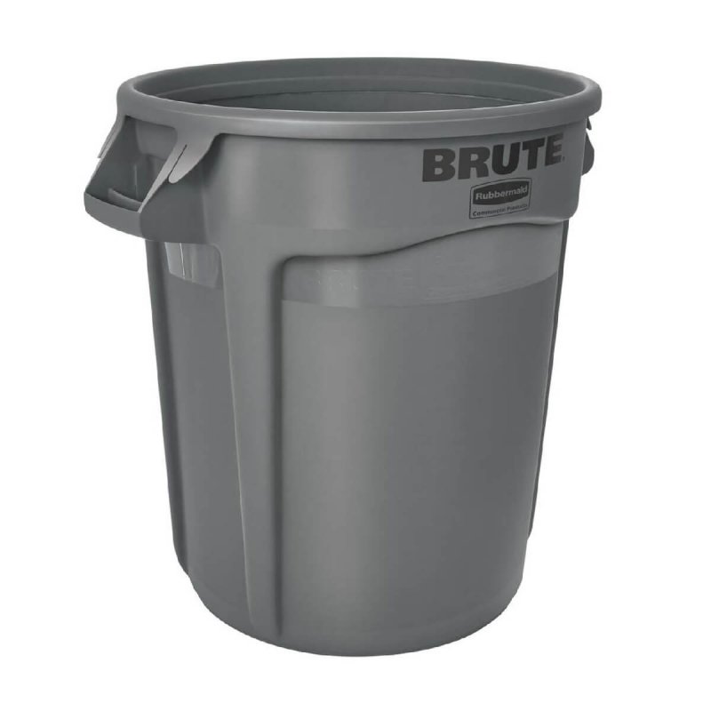 Κάδος Στρογγυλός 121L Rubbermaid Vented BRUTE® Gray  