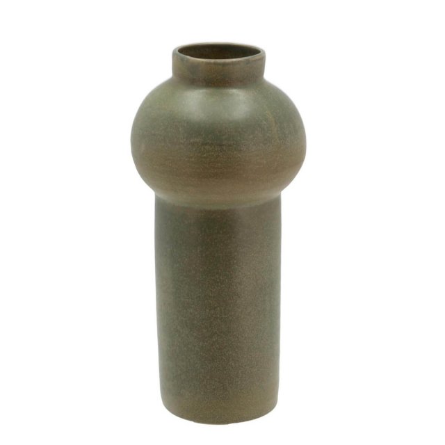 Βάζο Stoneware 30cm Villa Collection Rost Green
