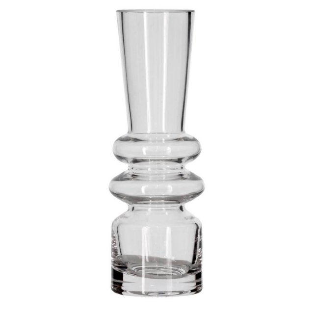 Βάζο Γυάλινο 20cm Villa Collection Trio Clear Glass 