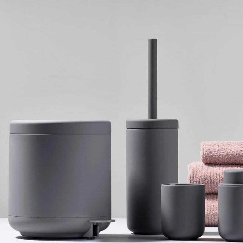 Καλαθάκι Μπάνιου με Πεντάλ Zone 4L Grey