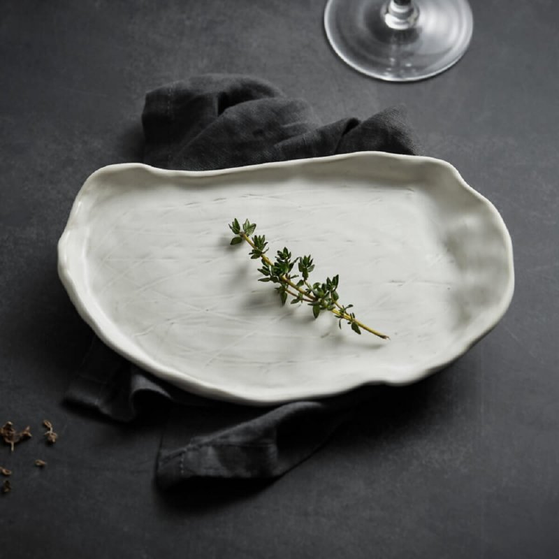 Πιάτο ρηχό οβάλ 20cm Luzerne Lek