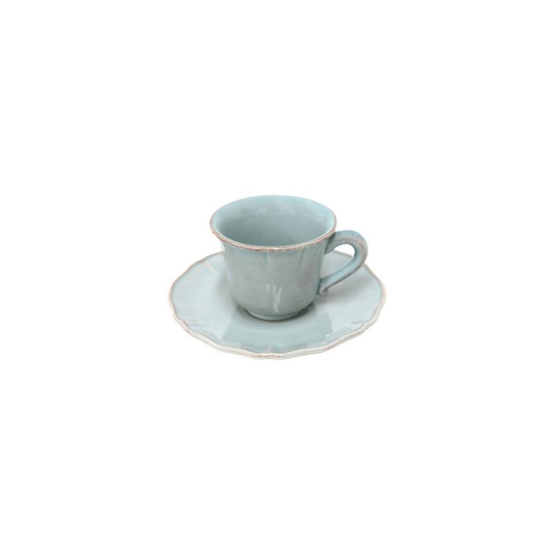 Φλιτζάνι 90ml με πιατάκι Costa Nova Alentejo Turquoise