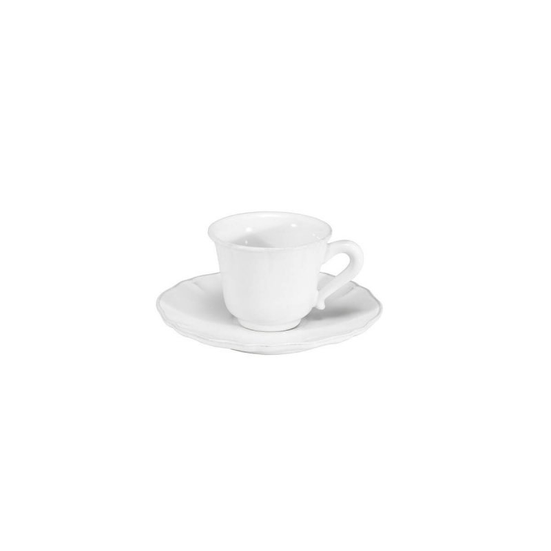 Φλιτζάνι 90ml με πιατάκι Costa Nova Alentejo White