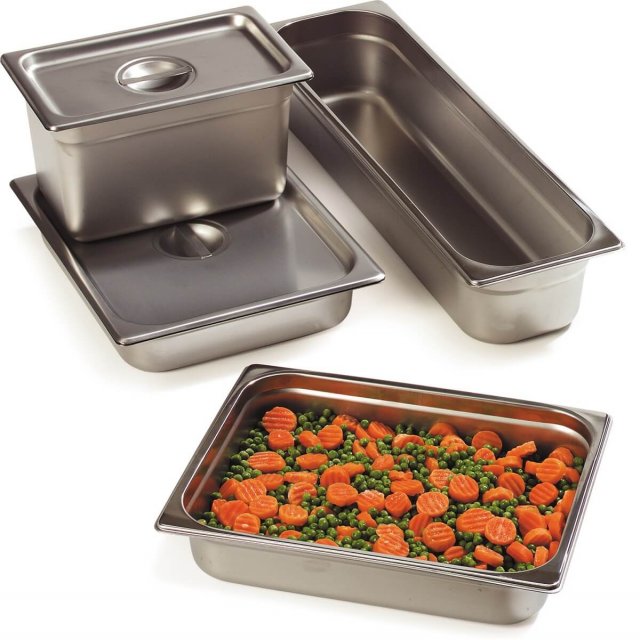 St.Steel Food Storage Containers - GN sizes