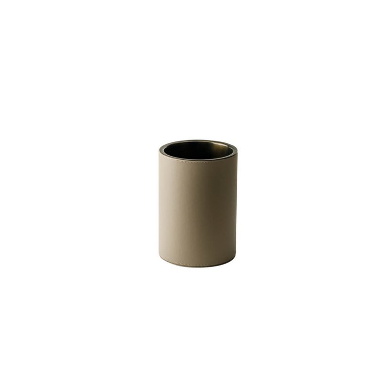 Room Waste Bin Crown Valencia  - PU Leather in 3 Colors