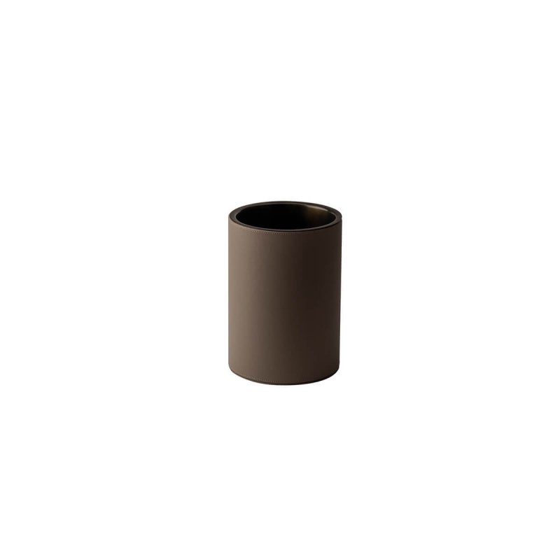 Room Waste Bin Crown Valencia  - PU Leather in 3 Colors