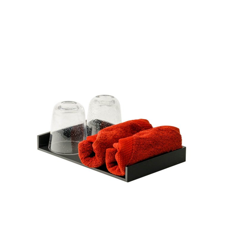 Δισκάκι Μπάνιου για Ποτήρια Crown Tenerife -Matt Black 