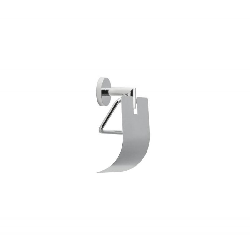Toilet Roll Holder with Cover Crown Isere– Chrome 