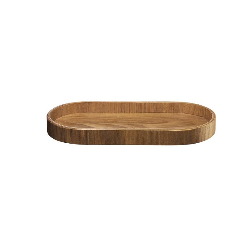 Δίσκος Ξύλινος Οβάλ με χείλος 23cm Asa Selection 