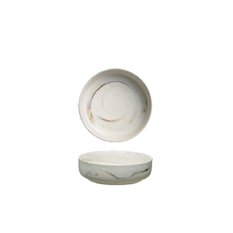 Μπολ 24cm Luzerne Marble New Bone China