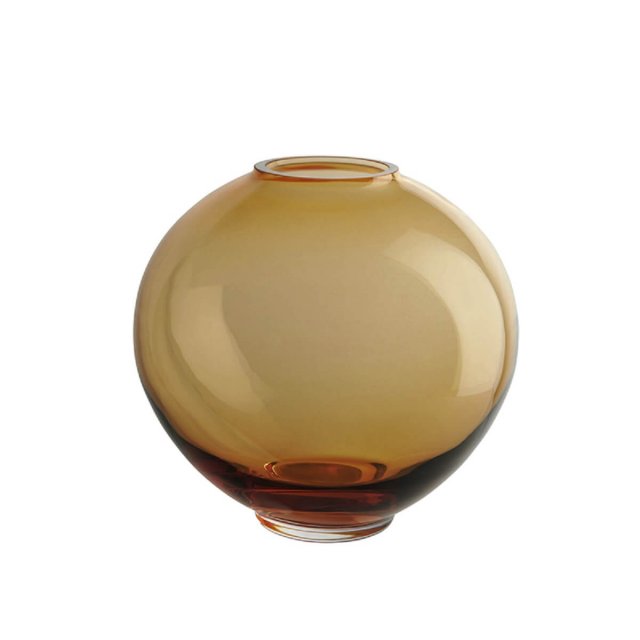 Βάζο γυάλινο 16,5cm Asa Mara amber
