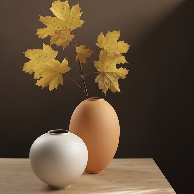 Vase Stoneware 25cm Asa Mara Mustard