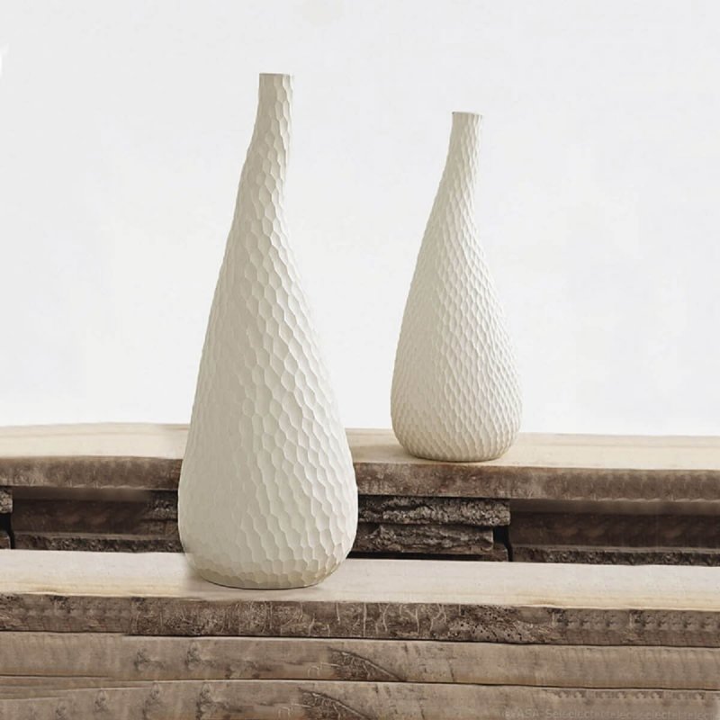 Βάζο Κεραμικό 33,5cm Αsa Selection Carve Nature