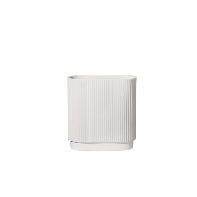 Βάζο 30cm Asa Selection Art Deco Matt White