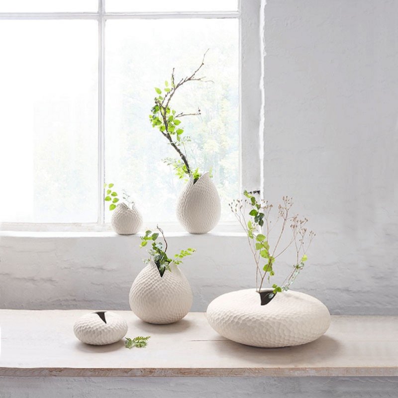 Βάζο Κεραμικό 22cm Αsa Selection Carve Nature