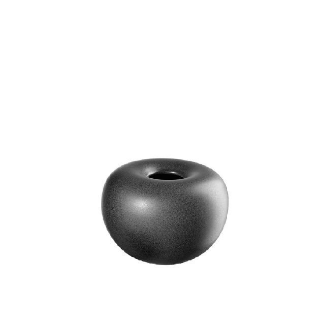 Βάζο 12cm Asa Stone black iron