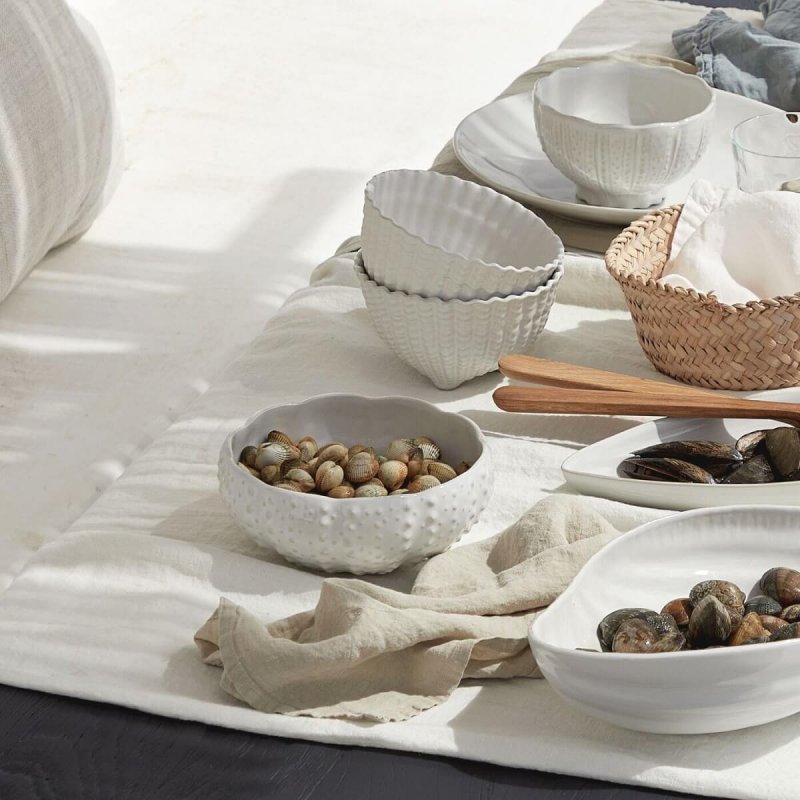 Μπολ-Kοχύλι 14cm Footed Costa Nova Aparte White