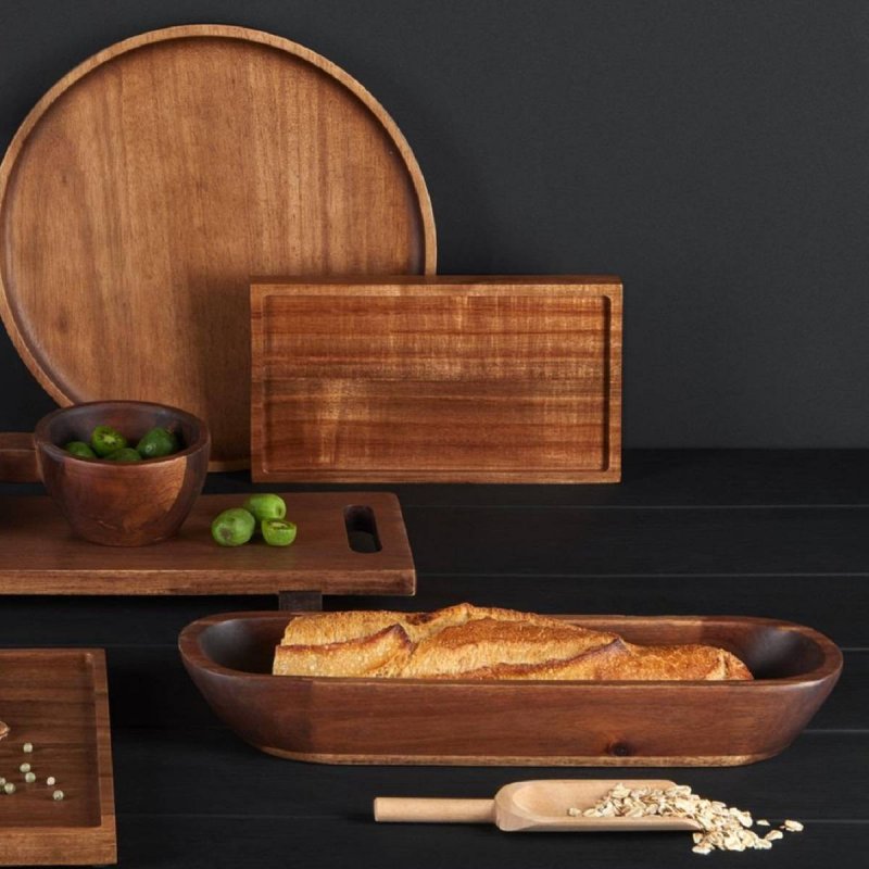 Ξύλινο Σκεύος 38cm Οβάλ Asa Selection Wood Collection