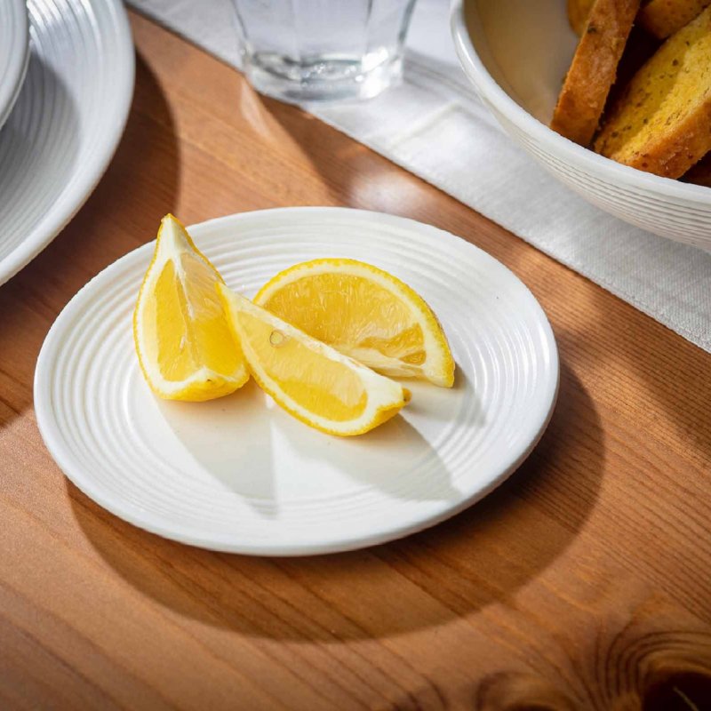 Πιάτο ρηχό μελαμίνης με χείλος 15cm Tablecraft Pulito white