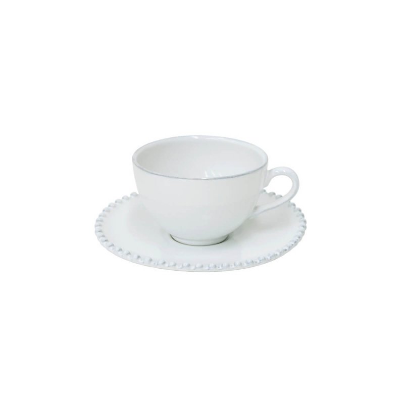 Φλιτζάνι 250ml με πιατάκι Costa Nova Pearl