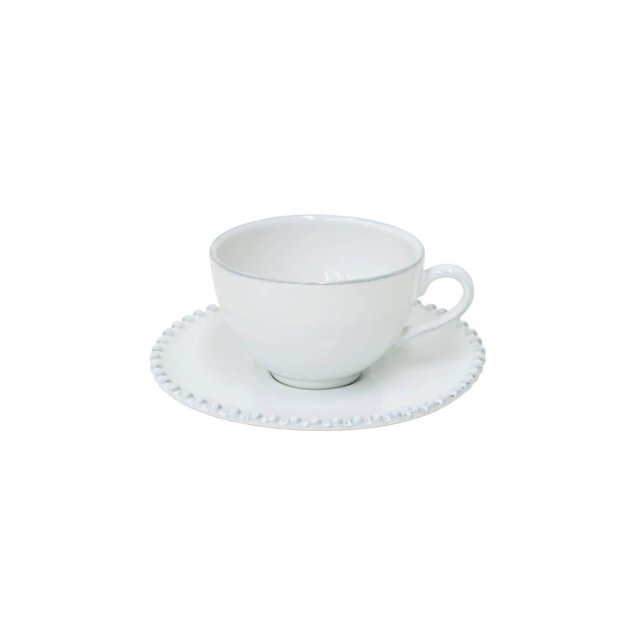Φλιτζάνι 250ml με πιατάκι Costa Nova Pearl