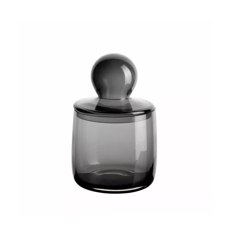 Γυάλινο δοχείο 1,4L με καπάκι Asa Selection Sarabi Grey