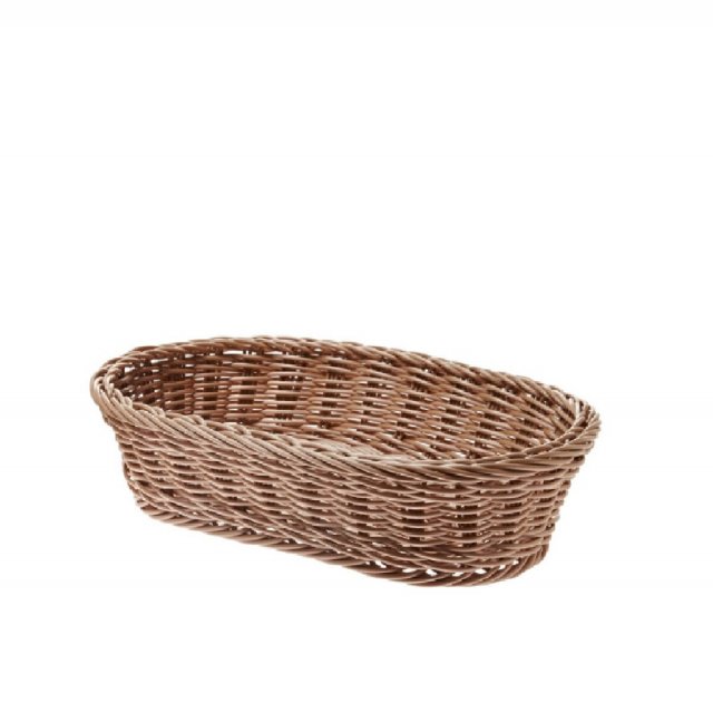 Καλάθι Πλεκτό Οβάλ 30cm Carlisle Caramel
