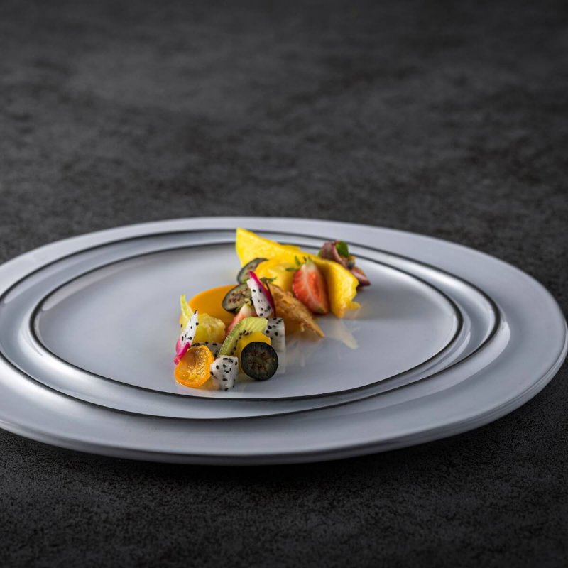 Πιάτο Ρηχό 28cm Costa Nova Ambar Ecogres® White