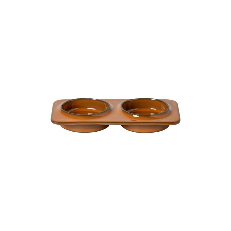 Σκεύος Ορθογ. 2πλο 19cm Costa Nova Ambar Ecogres® Caramel