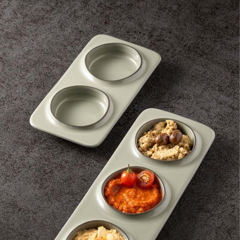 Σκεύος Oρθογ. 2πλο 19cm Costa Nova Ambar Ecogres® Sage Green