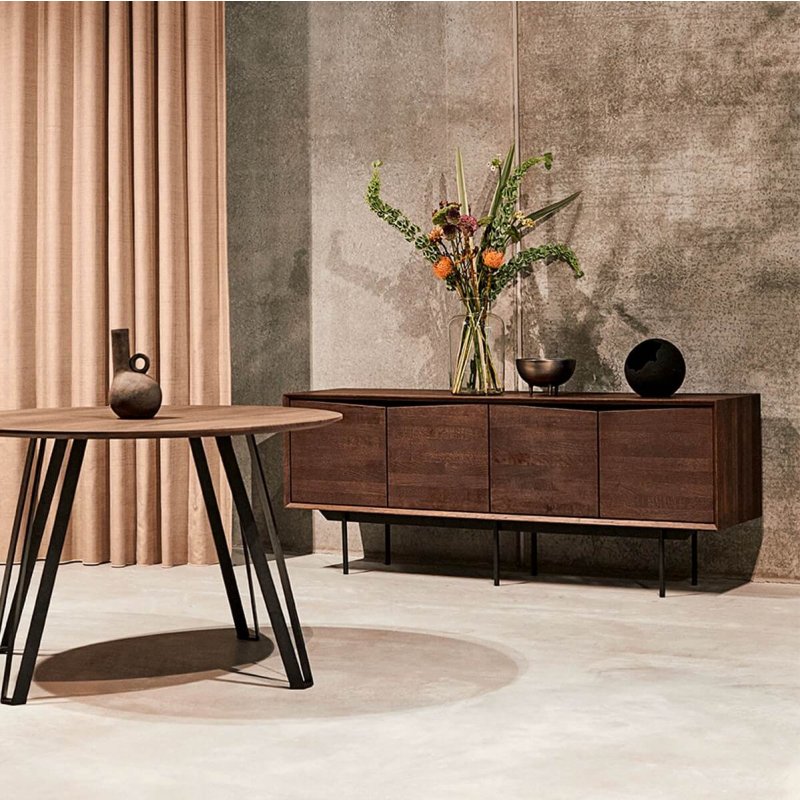 Φωτιστικό επιδαπέδιο Muubs Crust - Lava Black