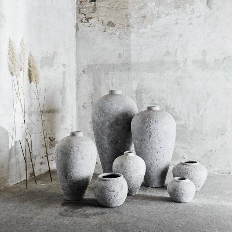 Πιθάρι 26cm Muubs Jar Luna Grey