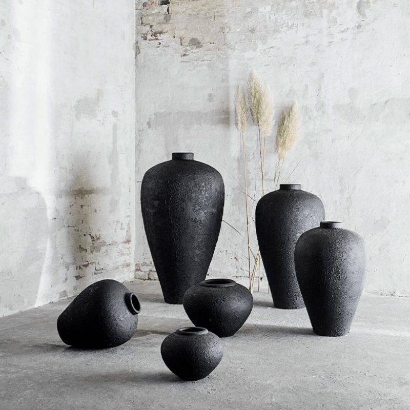 Πιθάρι 100cm Muubs Jar Luna Black